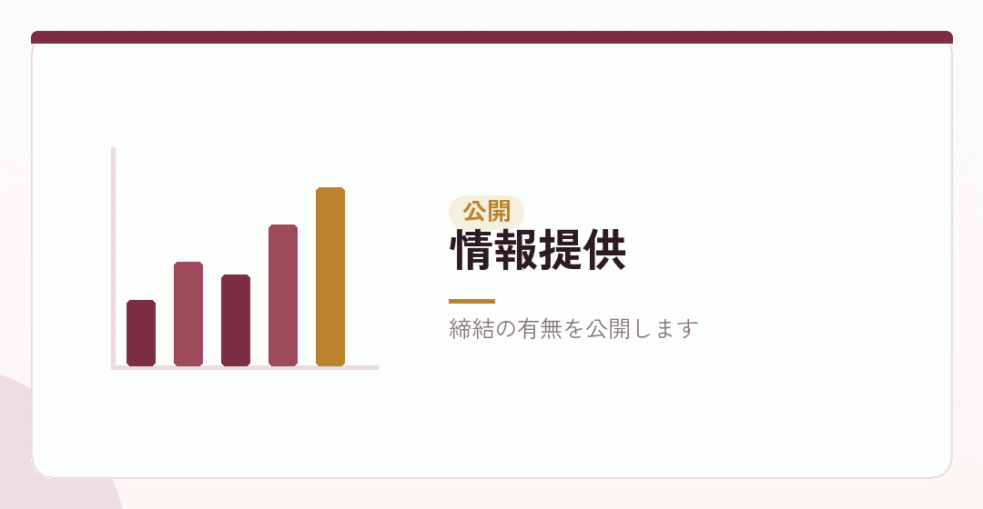 情報提供との関係を表したイラスト