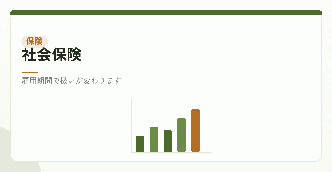 社会保険との関係を表したイラスト