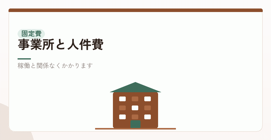 会社を回す費用を表したイラスト