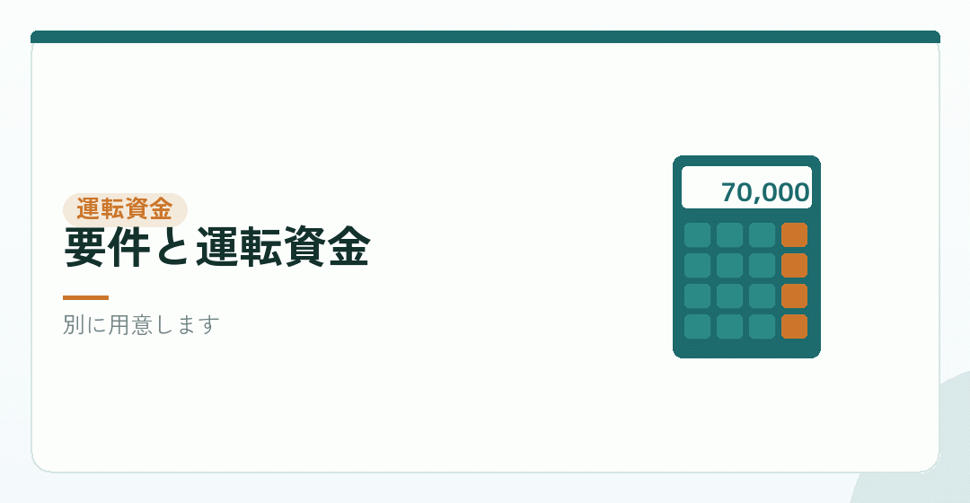資本金を積むだけでは足りないことを表したイラスト